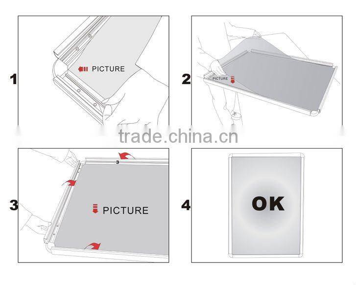 Clip aluminium snap frame