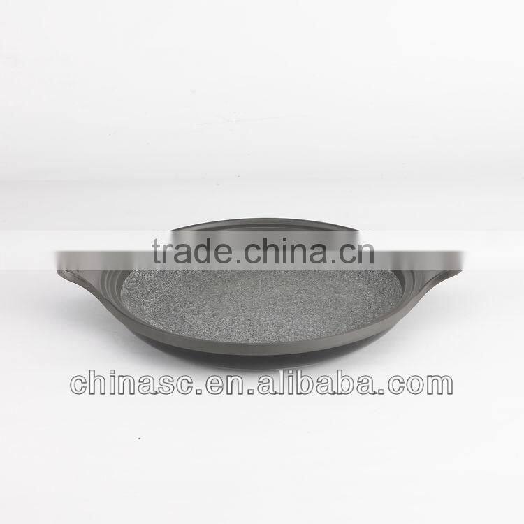 Fry pan with induction die cast aluminum fry pan non-stick frying pan
