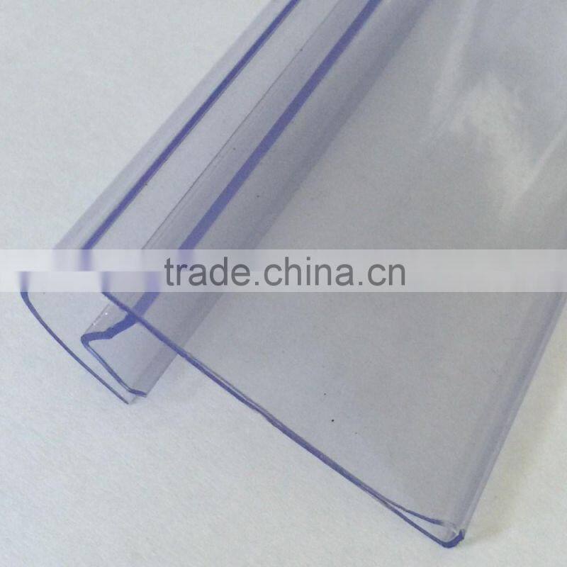 shelf price label holder / plastic data strip