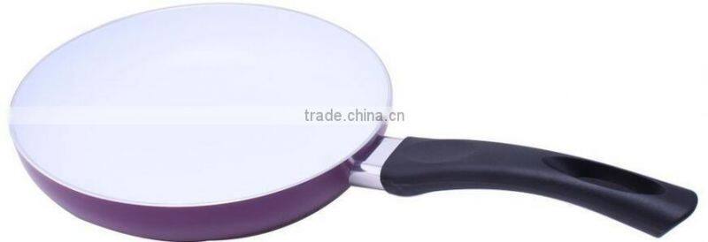 Nonstick Aluminum Fry Pan White Ceramic Coated Skillet Pan