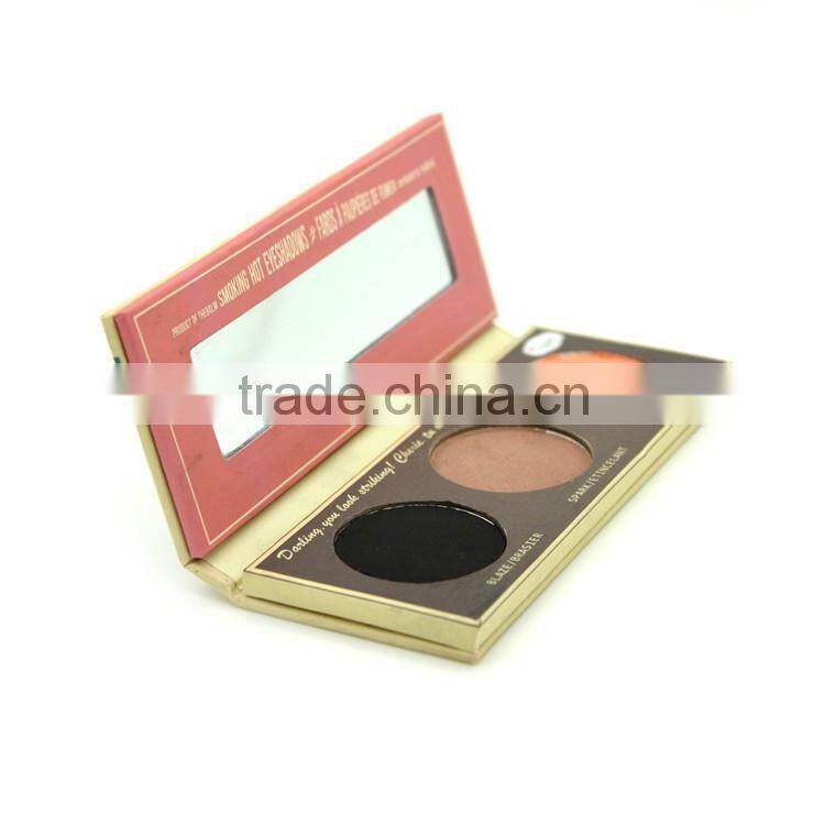 2015 Women Makeup Brand The Balm Eyeshadow Palette 2 Styles 3 Colors Smoke Balm Make up Eye Shadow with Red and Black Package