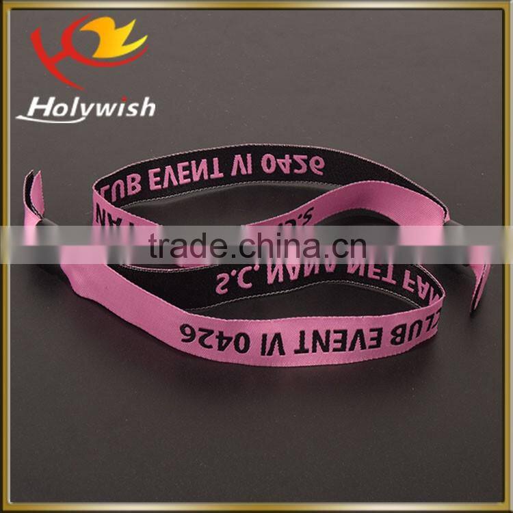 Music concert gift items popular wristbands with custom logo