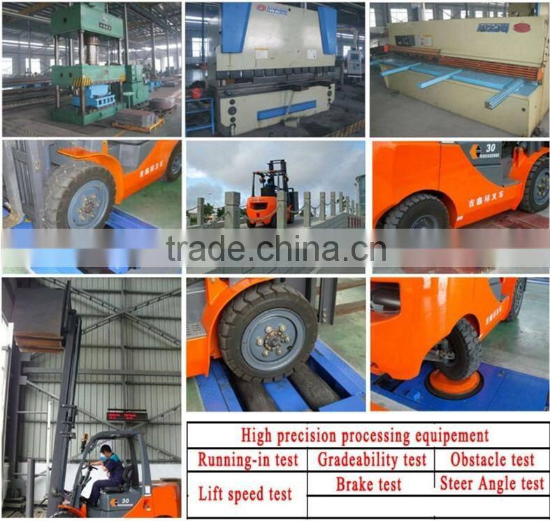 China supplier1 ton Battery Powered Stand- on 3000mm lifting height 3-way pallet stacker with CE