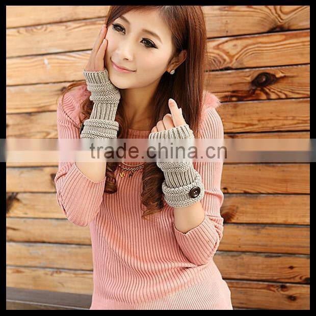 Button Warmers gloves - womens Fingerless Gloves - wrist warmers - texting gloves 7 colors at stock