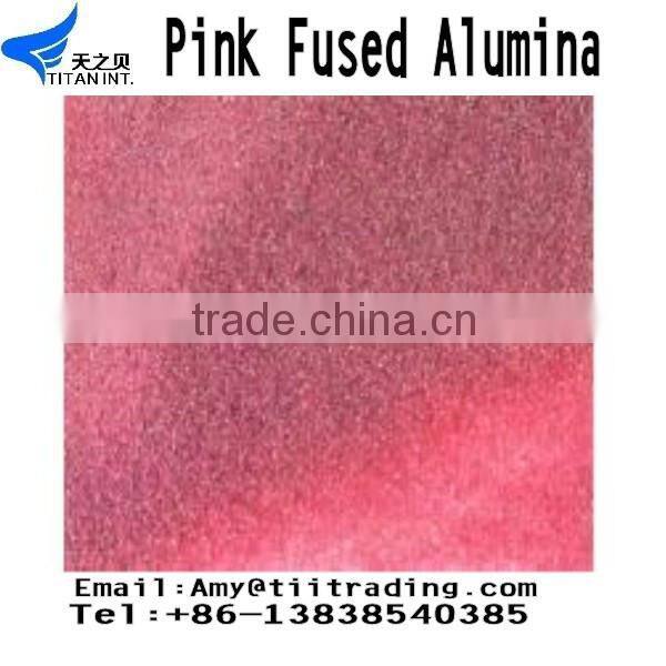 Pink Fused Alumina,Pink corundum/Chromium corundum from china manufacturer
