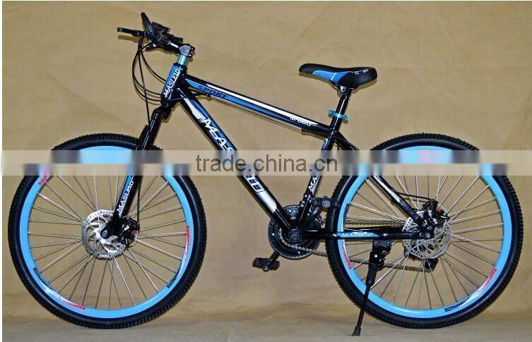 26 inches gear road bike cross-country road vehicle carbon steel double disc brake