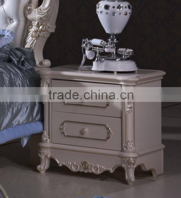 new product bedroom set/ home furniture/ king size bed/ carved wood and MDF bedroom set L105A
