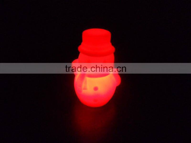 olor changing snow man for Christmas Decoration LED night light lamp