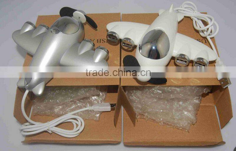 4 PORTS USB HUB WITH MINI FAN AND STAND HOLDER BEST FOR PROMOTION GIFTS