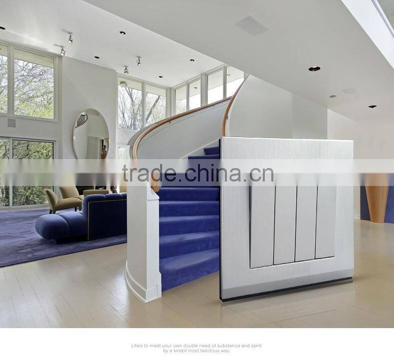 3D PC brushed like matel brushed design BS Standard touch switch 1 gang 1 way wall switch