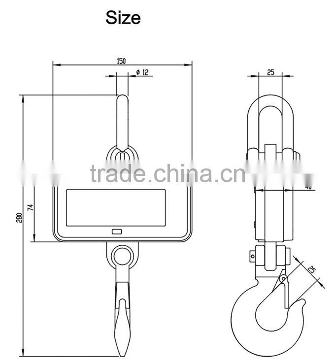 1000kg weighing scale