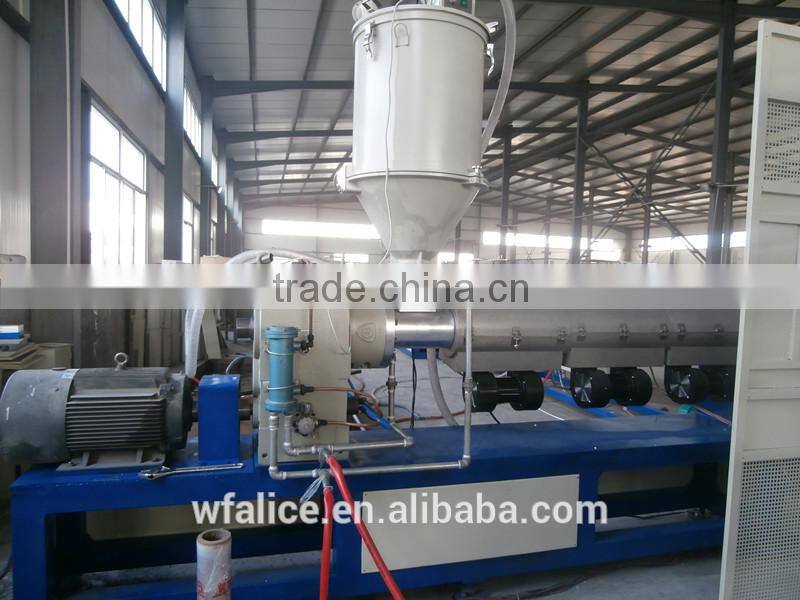 pvc flat pipe machine