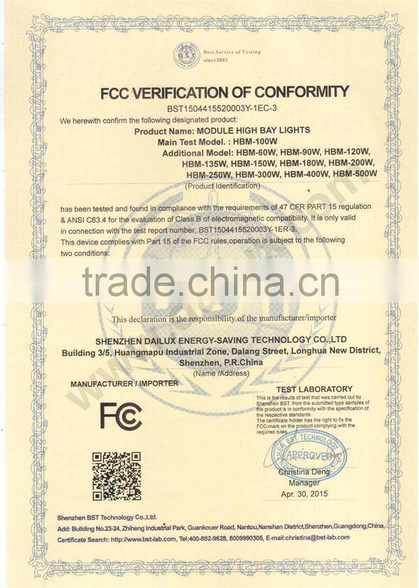 High Quality IP65 Industrial LED High Bay Light Fixture 200W