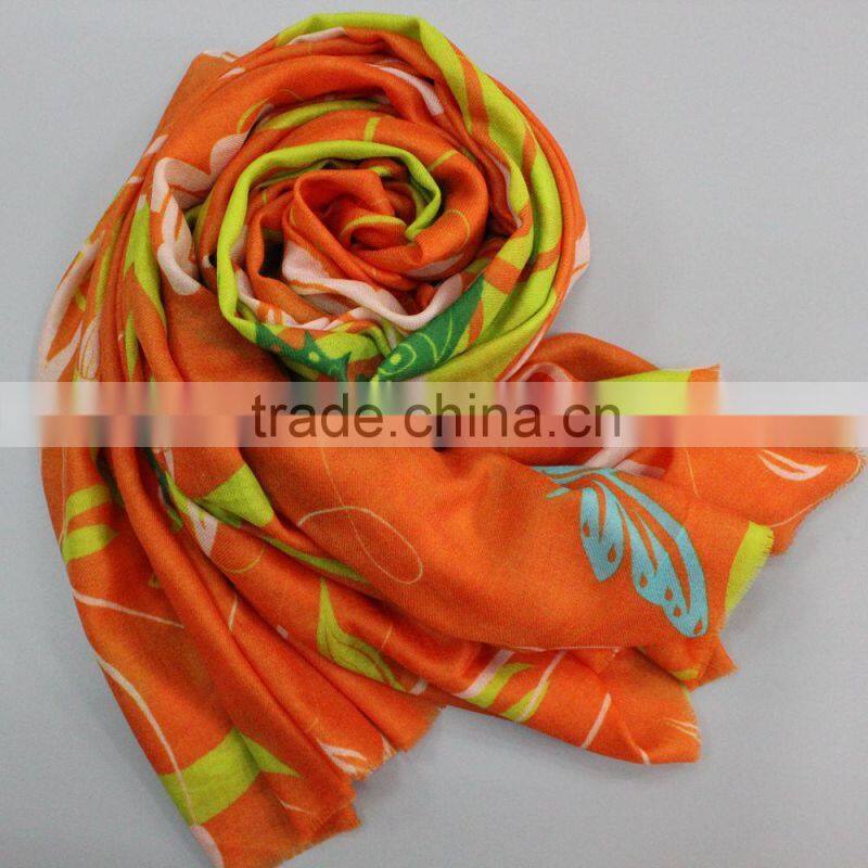 2015 scarf 100% wool Made in China