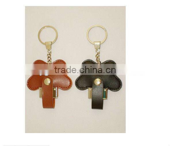 Butterfly Shape Leather USB Flash Drive