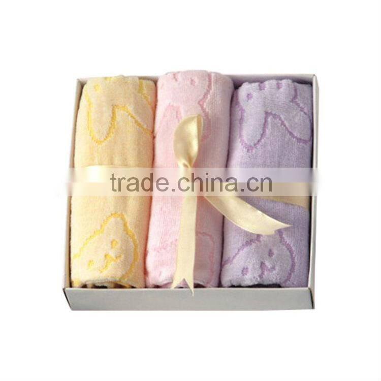 beautiful nice cotton birthday gift cake towel