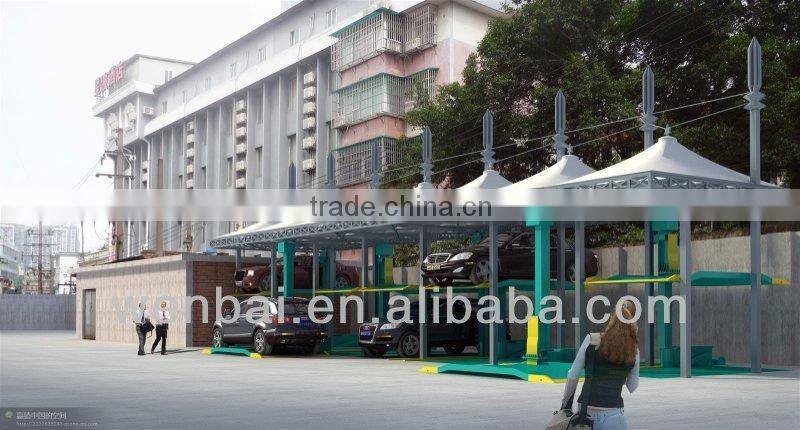 Non Avoiding one post 2 levers Car Parking lift