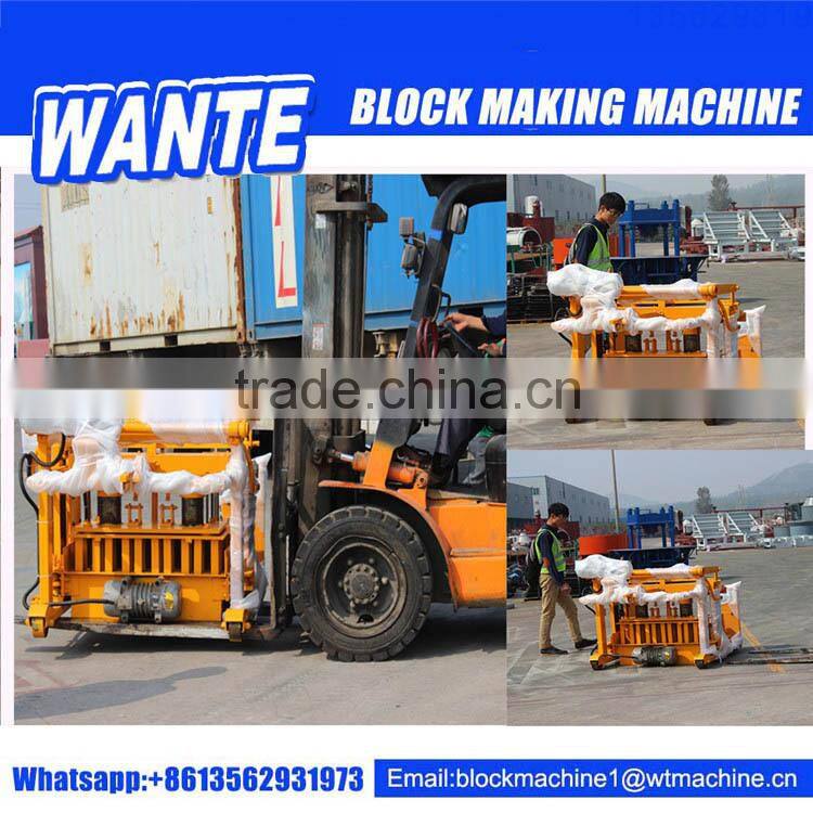 Bottom Price QT40-3 Small Multifunctional Moving Egg Laying Block Brick Making Machine