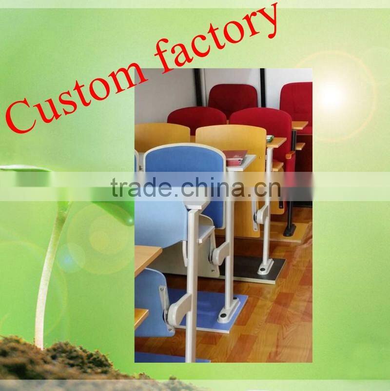 Cheap model lecture hall chair and table