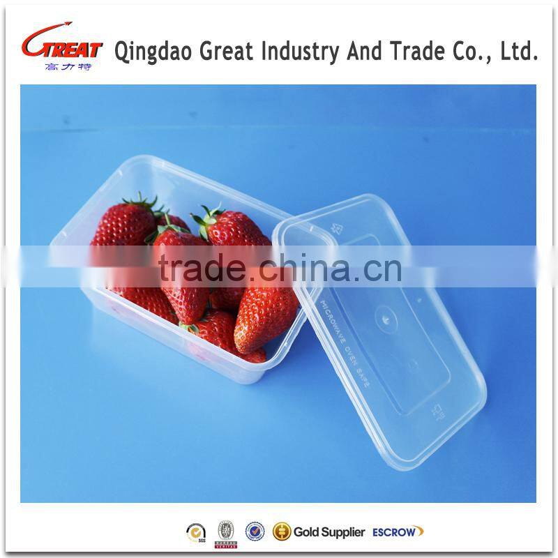 Disposable Lunch Box Bento Plastic Container Sushi Food Container