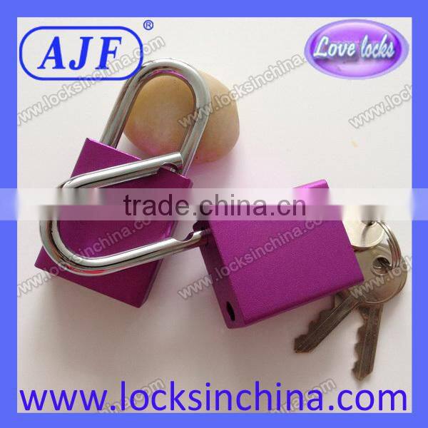AJF high quality The noble and elegant student's purple fuchsia padlock