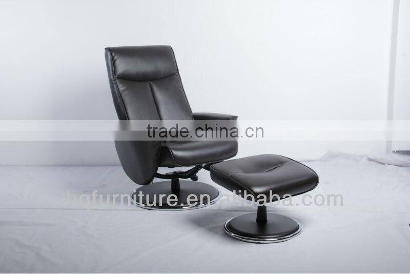 HQ-6026 new design black leather recliner chair / relax chair / living room furniture