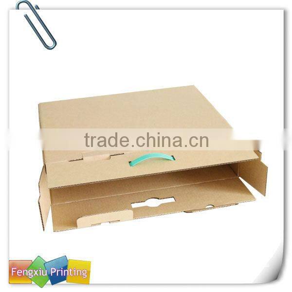 Custom 15pcs Kraft Corrugated Board Paper T shirt Packaging Box
