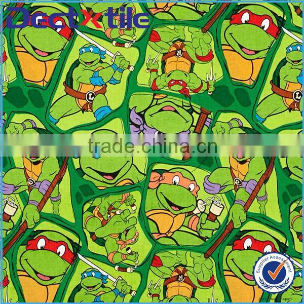 adorable picture cartoon logo printed fabric with your own design and customization