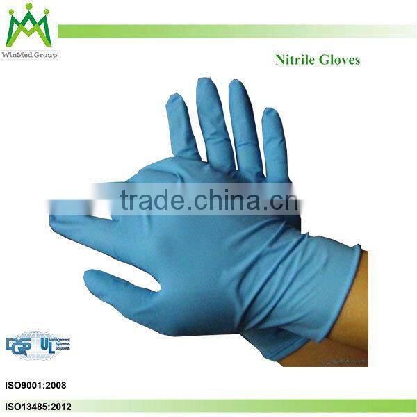 disposable nitrile exam gloves
