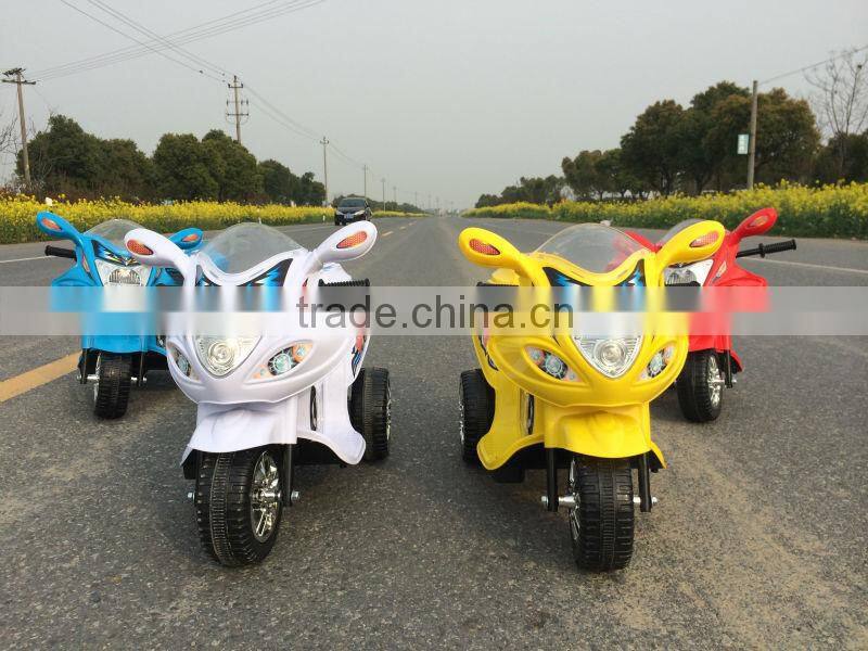 More color choice of lights Kids Electric ride on car three wheels