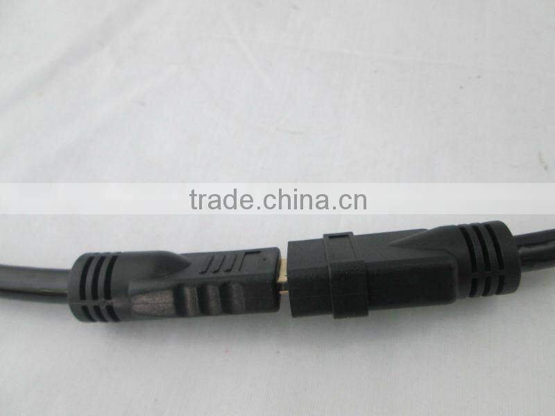 HDMI connector male to female spiral cable