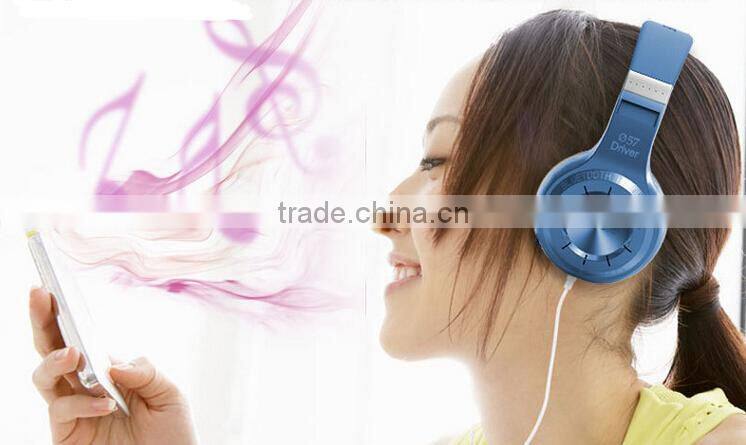 New Arrival Bluedio Hurricane HT Bluetooth 4.1 Wireless Stereo Powerful Bass Headphones Headset For Samsung/LG/HTC