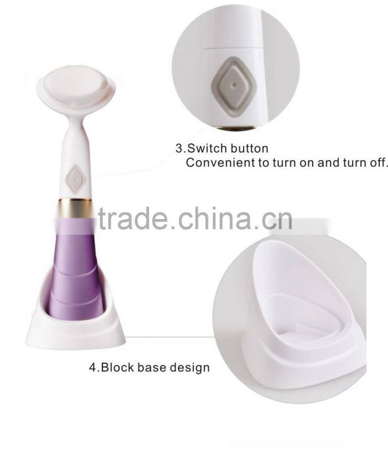 Korea hotsale electric facial cleansing brush different color
