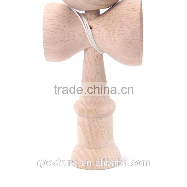 Solid Wood Beechwood Kendama Fine Polished Wooden Kendama