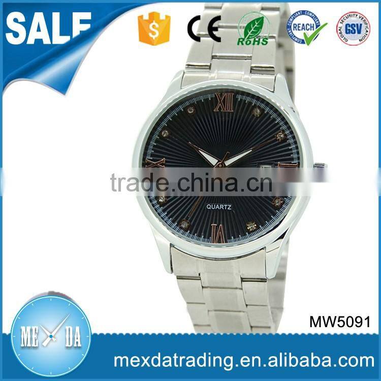 hot sell business japan movt 3TM water resistant stainless steel wrist watch