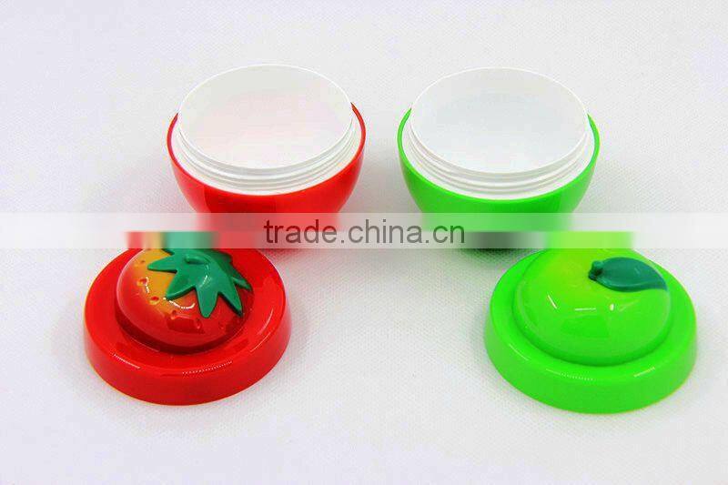 50ml double wall fruit shape cosmetics packaging containers