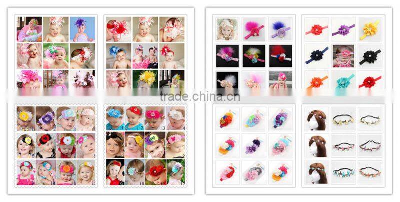 Most popular baby girls hair bow,beautiful kids hair band,pretty girls feather headband hair bow