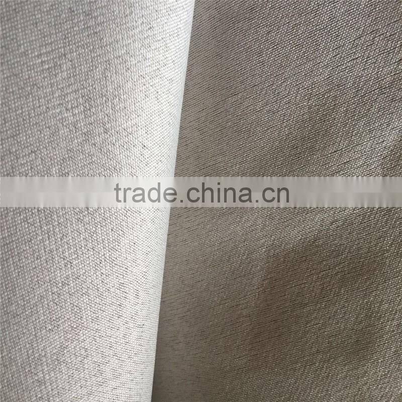 100%polyester woven linen sofa upholstery textile fabric for wholesale