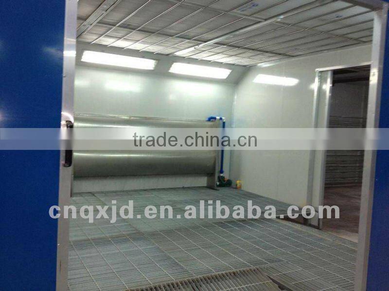 CE approved QX3000 water screen furniture paint booth/infrared paint dryer