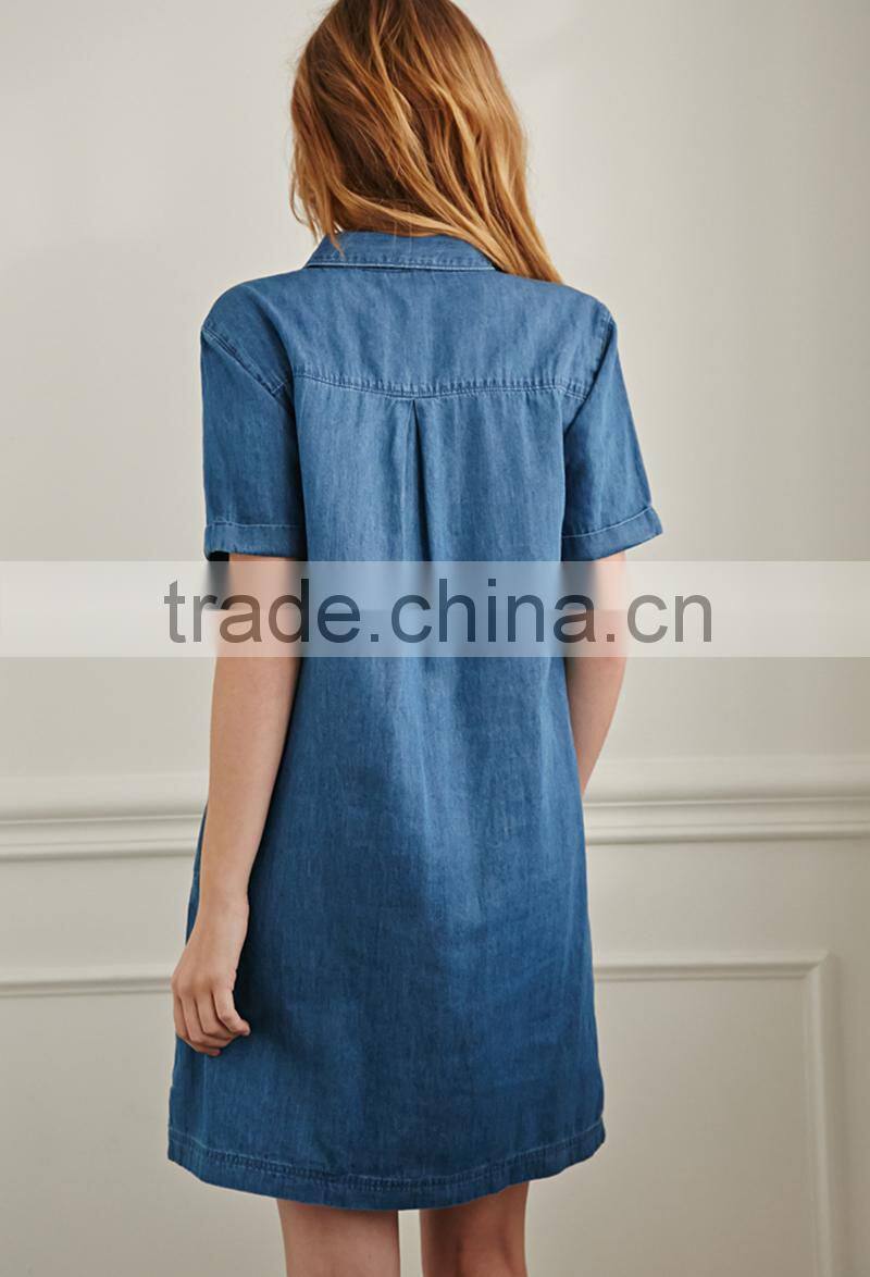 blank denim tshirt dress design