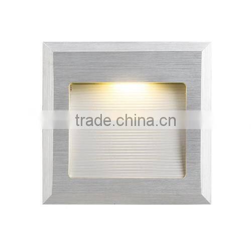 indoor square 87*87mm stair led light/recessed stair light/stair step light