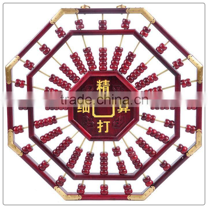 Padauk wooden Counting Frame, Chinese abacus