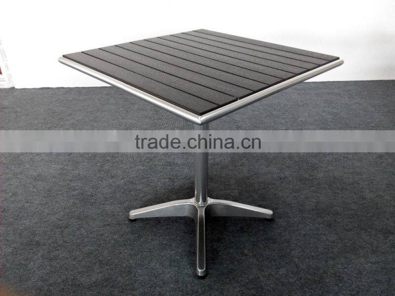Trade assurance aluminum plastic table for leisure life