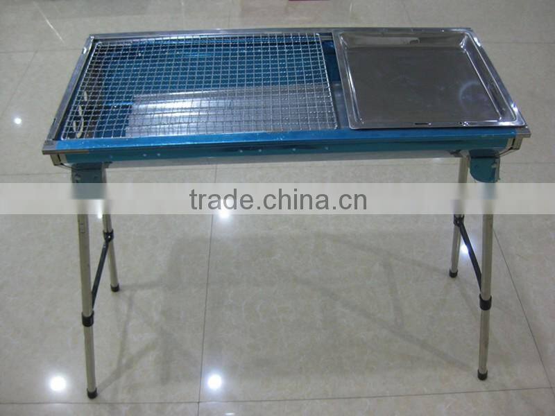 2015 New Arrival Outdoor Foldable Smokeless Charcoal BBQ Grill