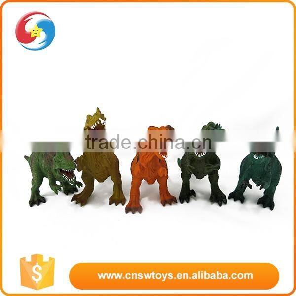 Customized hard cheap plastic 12pcs dinosaur mini plastic toy animal