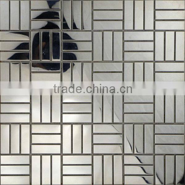 MFS-070 Silver Art Metal Stainless Steel Mosaic
