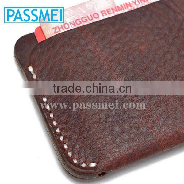 Professional Manufacturer Pu Card Leather Holder Genuine Leather Card Leather Holder