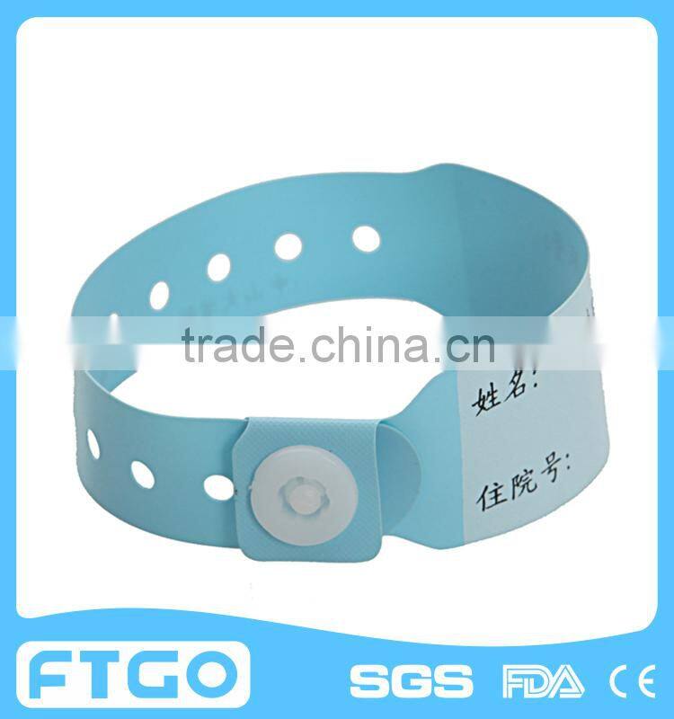 write on custom patient id wristband