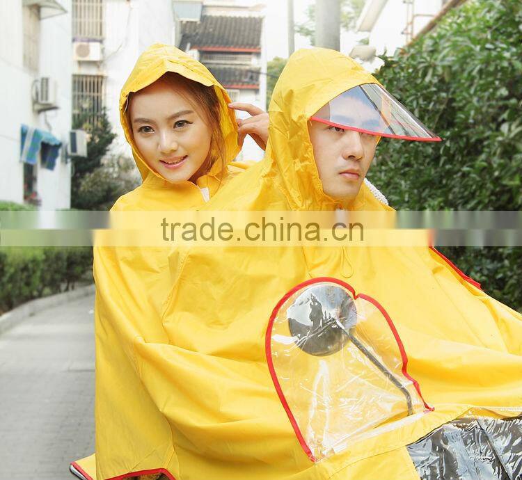 100% polyester or oxford single raincoat poncho military outdoor workplace bicycle motorcycle poncho