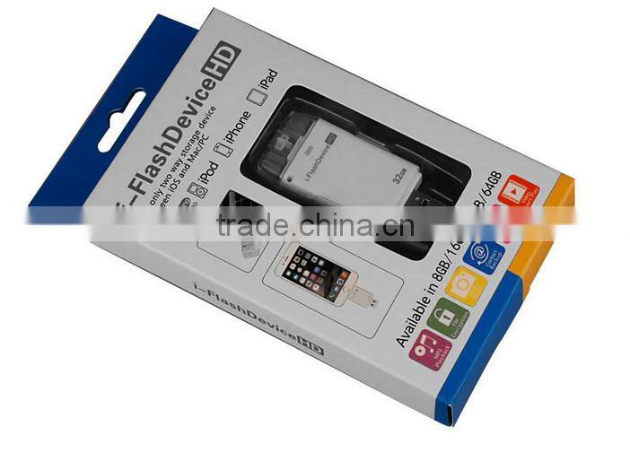 8gb 16gb 32gb 64gb 128gb otg micro usb flash drives fast speed 3 in 1 OTG USB flash drives for iPhone6/6s